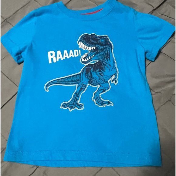 Okie dokie brand boys blue short sleeve tee shirt size 2T. - Picture 1 of 3